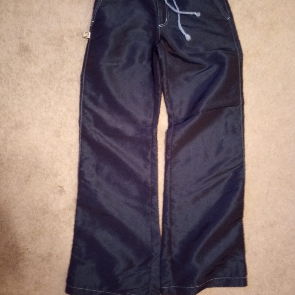 EUC Navy Buggirl Small 28" waist raver pants parachute